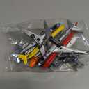 Toy Airplane 6 Pack, Diecast Airplane Toy for Boys Age 3 4-7 8-12, Alloy Planes Model/Glider Planes/Airlines Plane Toys for Kids Birthday Airforce Party Favors