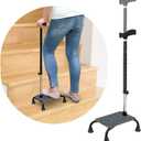 Stair Climbing Assist Cane Half Steps for Seniors Elderly Stair Lifts Walker Device Walking up and Down Step, Stair Mobility Aid Climber Portable Helper Support Stability Stick Non-Slip Base