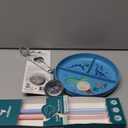 Wheat PP Divided Plates Blue Dinosaur, Fry Temperature Measurement,  REDUCE Reusable Straw, Small Strainer