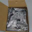 Stocking Hangers for Mantel,4 Pcs 2 in 1 Adjustable Fireplace Christmas Stocking Holder, No-Drill, Easy to Install Garland Hanger for Christmas Decorations, Fits 0.1-3.5Mantles(Black, 4)