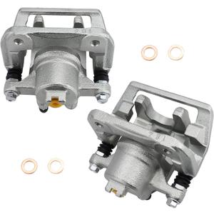 DRIVESTAR 19B2588 19B2589 Rear Brake Calipers, fit 2003-2011 for Honda Element, 2001-2003 for Acura CL/ 1999-2008 for TL, New Pair Left & Right
