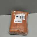 CaliTime Fall Throw Pillow Covers Decorative 22 X 22 Inches Pack of 2 Cozy Solid Dyed Soft Chenille Cushion Cases with Pom Poms for Couch Sofa Bed Living Room Home Burnt Orange