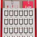 Cubicle Hooks Partition Clips Memo Photo Holder Hanging Hook Heavy Duty Office Desk Organizer Easy Install Workstation Accessory 24-Pack