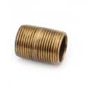 Anderson Metals - 80300-2420 80300 Lead-Free Red Brass Pipe Fitting, Nipple, 1 -1/2" x 1 -1/2" NPT Male, 2" Length