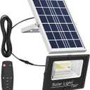 kakalights Solar Flood Light Outdoor Remote 6000K Bright White Floodlights Ip65 Waterproof Solar Power Security Light Auto On/Off Dusk to Dawnl for Yard, Gazebo, Shed, Barn.