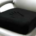 Office Chair Booster Cushion  6-Inch Extra-Thick Height Increase Seat Pad with Dual-Layer Foam & Non-Slip Bottom