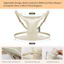 ROYALAY Chest Wrinkles from Side Sleeping,Breast Support Pillow with Adjustable Thickness,Silk Breast Pillow for Chest Wrinkles Prevention,Breastfeeding Pillows breast friend nursing pillow(champagne)