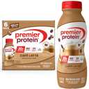 Premier Protein Shake, Caf Latte with Caffeine for Energy 30g Protein, No Added Sugar, 24 Vitamins & Minerals to Support Immune Health, 11.5 fl oz, 6 Pack, BB 6JAN27
