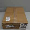 Elevated Dog Bowls for Large Dogs, Raised Dog Bowl Stand with Two X-Large Stainless Steel Bowls for Dogs, 3.5L Capacity, Rustic Brown