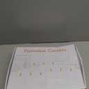 NURADA Flameless Candles, Acrylic LED Pillar Candles Battery Operated with Remote and Timer for Romantic Ambiance and Home Table Bathroom Decor, Pack of 5 (D 3"H 4" 5" 6" 8" 8") (Red)