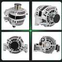 11554N Alternator 12V 160A, Replacement for Jeep Cherokee Compass Renegade 2.4L 2014-2021, Fiat 500X 2.4L 2016-2018, Chrysler 200 2.4L 2015-2017