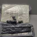 Under Bed Storage with Wheels,XXL 60L Under Bed Storage Containers with Clear Lids, Rolling Under Bed Metal Drawer for Clothes, Shoes,Toys (White, 2 Pack)