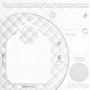 6 Sets Bottle Chug Baby Shower Games Juegos Para Plastic Baby Bottles Bibs Hat Disposable Diapers Gender Reveal Games Baby Changing Diaper Race Game Decoration (White)