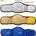 Mkono Male Dog Belly Band Wraps Washable Dog Diapers Male for Small and Medium Dogs, Waist 19.2 Inches to 23.8 Inches(3 Pack,Blue,White,Yellow)