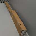 Ivilon Drapery Treatment Window Curtain Rod - Square Design 1 1/8 Rod. 48 to 86 Inch., Black