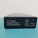 DrunkDeer G65 Rapid Trigger Mechanical Keyboard Magnetic Switch Gaming PBT Keycap RGB Wired 65% Size USB Compact Anti-Ghost Black