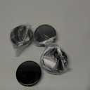 InnoCaptain 2.25Inch 57MM Wheel Center Caps for Tesla Model S Model X Model Y Model 3 Rivian R1T Rim Hub Caps 6005879 00 A, Pack of 4 (Gloss Black, Outer 57MM, Inner 50MM)