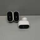 Arlo Essential Security Wireless 2K Camera with Spotlight, Indoor/Outdoor, 2nd Gen, 2-Way Audio, Color Night Vision, Motion Activation, Real Time Notifications, White, VMC3350, 3-Pack