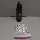 Air Scent Water Bottle with 12 Flavor Pods 650ML Fruit Fragrance Scented Water Cup BPA Free 0% Sugar For Fitness And Outdoor (1 Bottle Black+12 pods in random flavors)