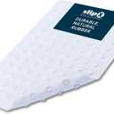SlipX Solutions Durable Rubber Safety Mat 22 x 14, Feel Safe and Surefooted in Your Bath or Shower, Extra Grippy Surface Texture and Over 100 Power Grip Suction Cups, Machine Washable, White