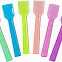 Frozen Dessert Supplies 4 Inch 3000 Count Transparent Gelato Spoons | Disposable Plastic Ice Cream Spoons & Dessert Spoons for Gelato, Frozen Yogurt | Mini Small Plastic Spoons for Food Service