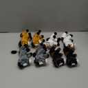 Leyndo 24 Pack Horse Stuffed Animal Bulk Adopt a Horse Party Favor Standing 4 Inch Mini Stuffed with Chain Easter Bulk Gift for Kids Boy Girl Animal Theme Party Birthday, 6 Colors