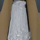 Cobnom Hotel Luxury Feather Down Comforter Queen Size, Medium Warm All Season Duvet Insert, Silky Soft Egyptian Cotton Blend Cover, Ethically Sourced Feather & Down Filled, 90x90 Inch, White