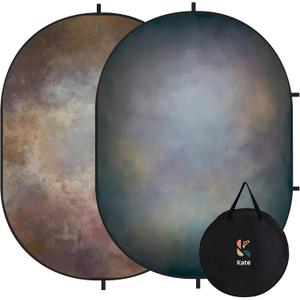 Kate Collapsible Backdrop Pop up Photo Backdrops Foldable Background Portable for Headshot,Portrait Photography,Video,5x6.5ft,Abstract Master Texture