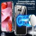 Designed for Google Pixel 9A Case Clear,Transparent Shockproof Protective Phone Cases Slim Cover for Google Pixel 9A Case-Clear