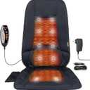 CARSHION 10 Vibration Motors, Massage Seat Cushion with Heat,Back Massager for Chair Back Massager Heated Seat Cover Massage Chair Pad for Pain Relief Home Office Use