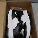 HSQ Fashion Sneaker Roller Skate Shoes for Boys Girls Kids Detachable Wheeled 2 in 1 Skating Shoes with Wheels (6 Big Kid, Black/White 156)