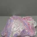 Suhine Halloween Sequins Women Princess Hooded Cape Costume Shiny Fairy Mermaid Cloaks for Cosplay Party God Christmas (160 cm, Dazzle White)