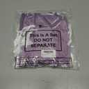 Shinylin 12 Pcs Easter Bunny Gift Bags Velvet Bunny Birthday Decoration Purple Lavender Birthday Party Favor Rabbit Reusable Goodie Treat Bag for Spring Easter Baby Shower Garden Tea Party Supplies