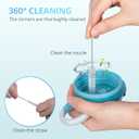 AKASO 32oz Water Bottles with Motivational Time Marker & Straw, Leakproof, Safety Lock, Tritan BPA Free, Water Jug for Fitness Gym Sports Office