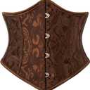 Scarlet Darkness Corset Belt for Women Fishbone Wide Waist Corset Pirate Belt, Size US 6