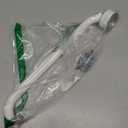 Moen Glacier White Bathroom Safety 18-Inch Shower Grab Bar with Concealed Screws for Handicapped or Elderly, R8718W