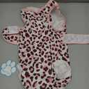 SlowTon Recovery Suit for Dogs - Dog Surgery Suit Female Spay Male Neuter, Dog Surgery Recovery Suit with Zipper, Pet Surgical Onesies Bodysuit Abdominal Wound Bandages (Pink Leopard, S)