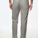 JMIERR Men's Casual Drawstring Pants Elastic Waist Lightweight Pant Summer Beach Trouser with Pockets (Gray, M)
