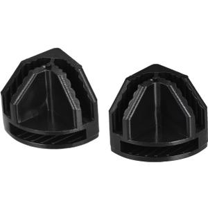 uxcell Plastic Wire Cube Connectors, 23x23mm Grid Buckle Clip for Storage Shelving Cabinet Organizer, Black, 24Pcs