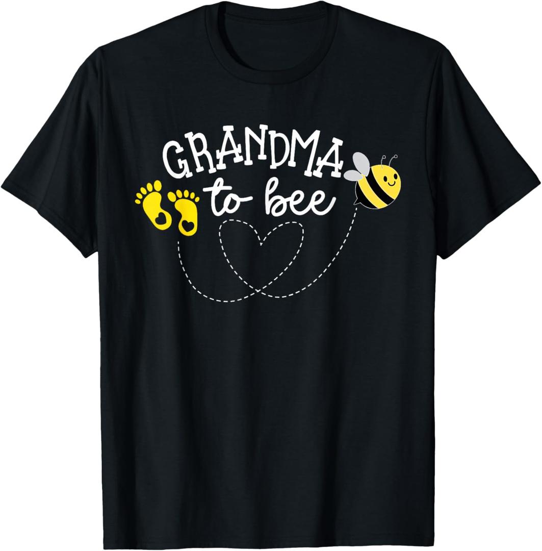 Grandma to Bee Pregnancy Announcement Baby Shower T-Shirt
