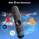 Magic Remote for LG-Smart-TV-Remote-Control-Replacement with Pointer and Voice Function,Compatible with LG 2021/2022/2023/2024 UHD OLED QNED NanoCell 4K 8K Smart TV