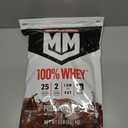 Muscle Milk 100% Whey Protein Powder, Chocolate, 5 Pound, 66 Servings, 25g Protein, 2g Sugar, Low in Fat, NSF Certified for Sport, Energizing Snack, Workout Recovery, Packaging May Vary