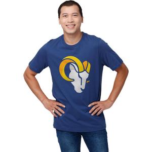 FOCO Men's NFL Team Primary Logo Team Color Short Sleeve T-Shirt (Medium)