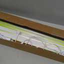 LightingWill T5 Integrated Fixture 4FT, Daylight White 6000-6500K, 20W, Linkable LED Shop Light, LED Ceiling and Under Cabinet Light,Corded Electric with Built-in ON/Off Switch, 4 Pack