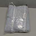 Colorigan Boho Farmhouse Shower Curtain - 72x84 Inches Soft Fabric Shower Curtain Set with Tassel, Water Repellent Cloth, Modern Bohemian Chic Country Bathroom Shower Curtains (Blue)