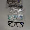 CCVOO 5.5 Reading Glasses for Women, Eye glasses, Blue Light Readers for Women, Cheaters (*C1 Mix)