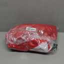 Christmas Tree Skirt 48 inches Faux Fur White Christmas Tree Skirt for Christmas Tree Decorations Winter Holiday Home Christmas Party Ornaments (Red/Diamond)