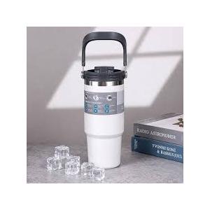 Fuelmate Tumbler Double Wall Insulated Tumbler, 25oz, White