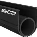 Garage Door Bottom Seal Rubber,1/4" T-Ends Garage Door Weather Stripping, 4" Wide Replacement Seal