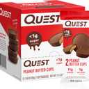 Quest Nutrition Peanut Butter Cups, 11g Protein, 1g Sugar, Low Carb, Gluten Free, Keto Friendly, 12 Count, Best By: 07/24/2026